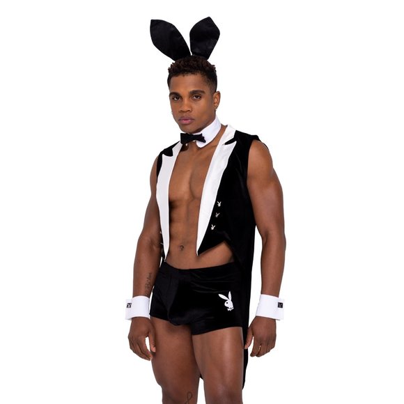 8PC PLAYBOY MEN’S TUXEDO BUNNY - Picture 1 of 2
